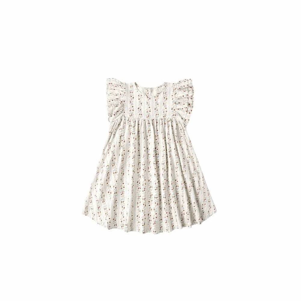 NEW RYLEE + CRU girl's kinsley dress in summer fruit